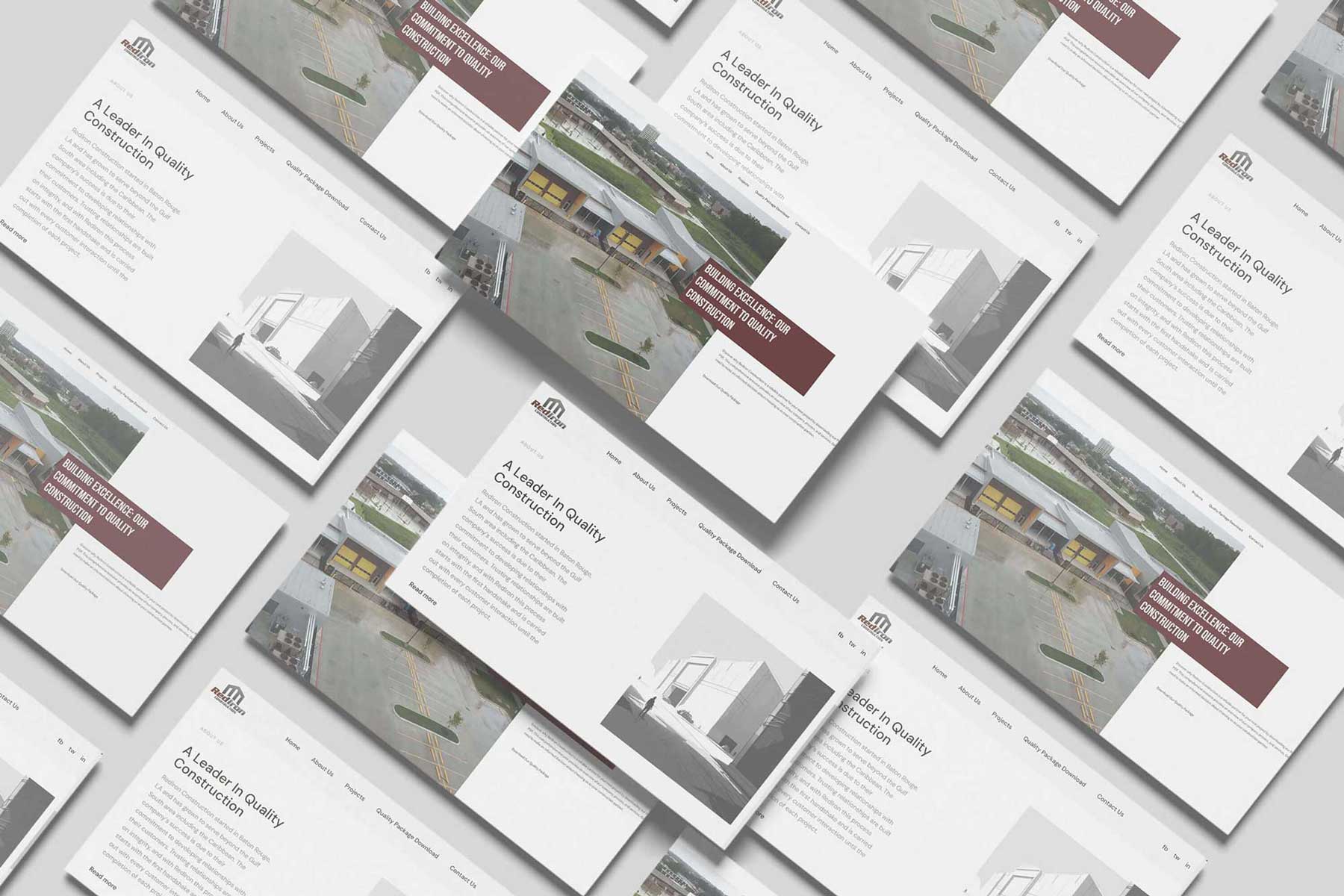An array of screenshots showcasing Victory Rush\x27s work on laptop screens.