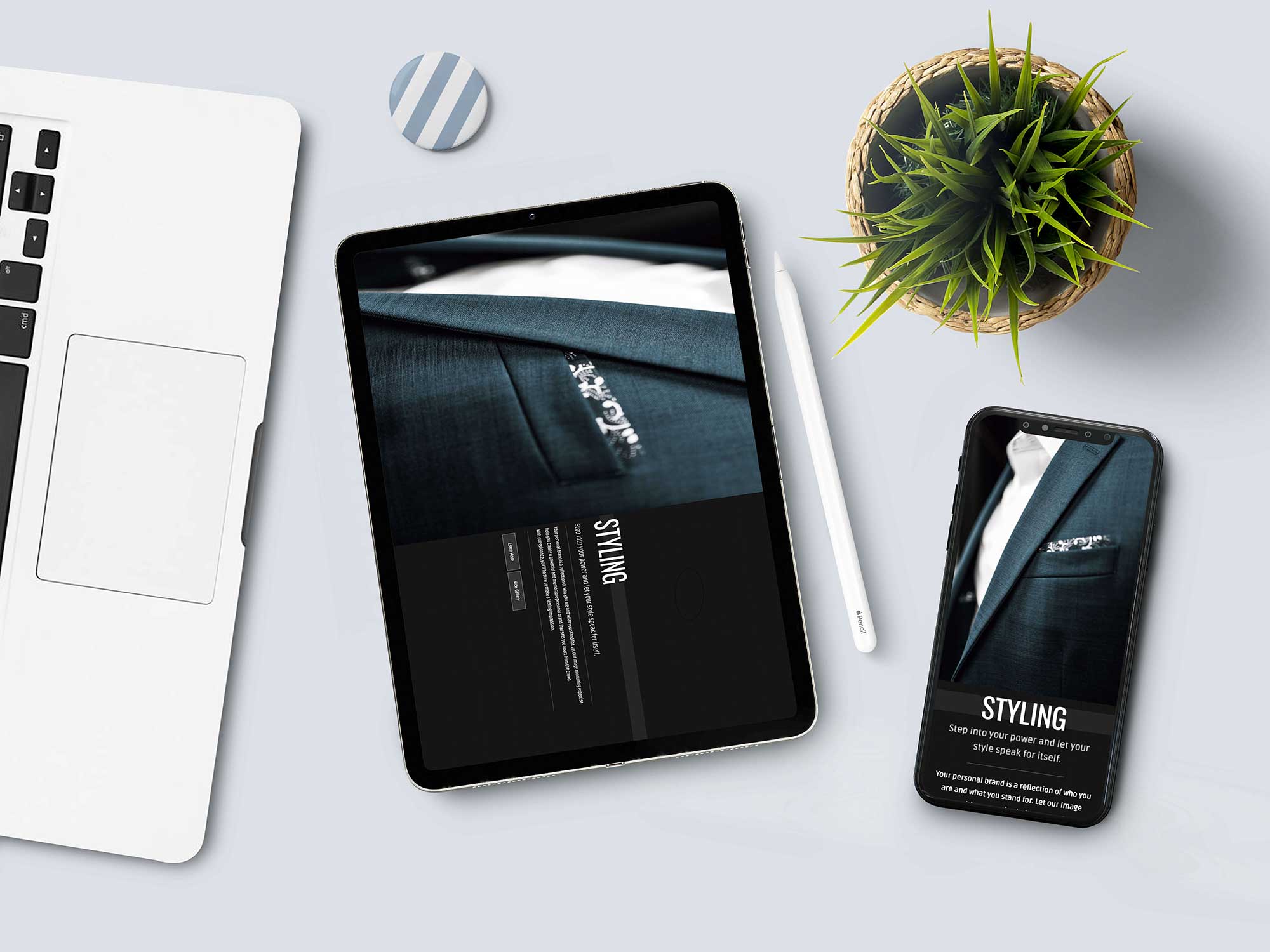 A photo showcasing Victory Rush\x27s responsive designs on iPad and iPhone.